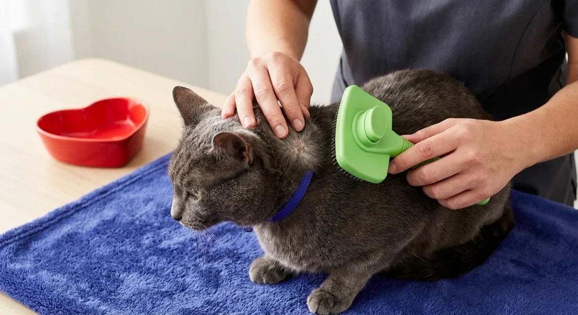 cat skin issues grooming — What Your Cat's Coat Reveals: Spotting Cat Skin Issues During Grooming